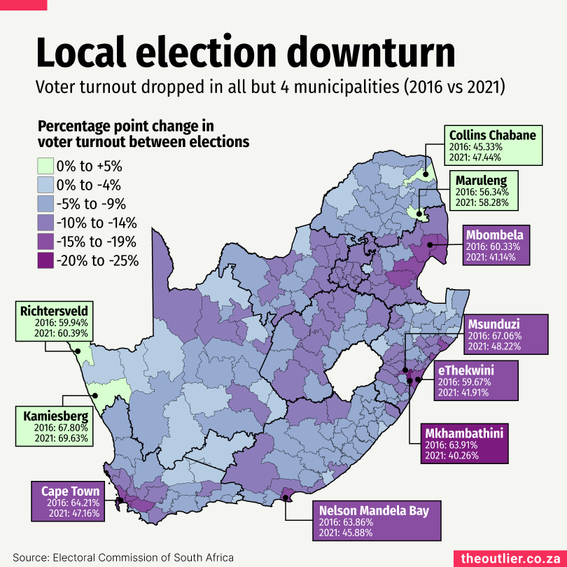 Outlier #163: Voter turnout, parole officers, visiting neighbours, pipe bursts and pollution
